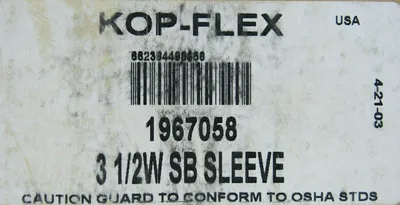 NEW WALDRON 563651 FLEXALIGN GEAR COUPLING KIT KOP-FLEX SR30B01B 1967058