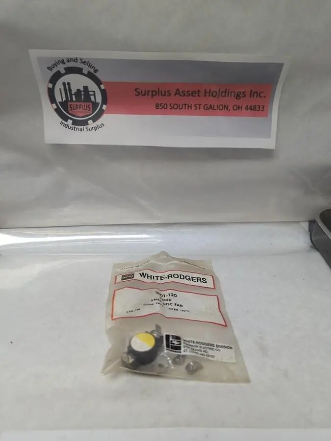 New | in-Stock WHITE-RODGERS 3F01-120 HVAC Parts and Equipment | Surplus Asset Holdings #1201345