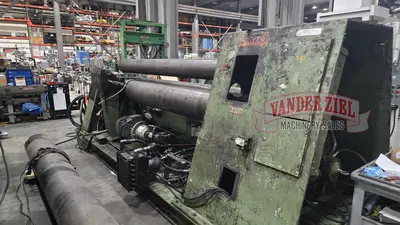 Used 1989 ROUNDO PS360 Plate Bending Rolls including Pinch Michigan US | Vander Ziel Machinery Sales #480500