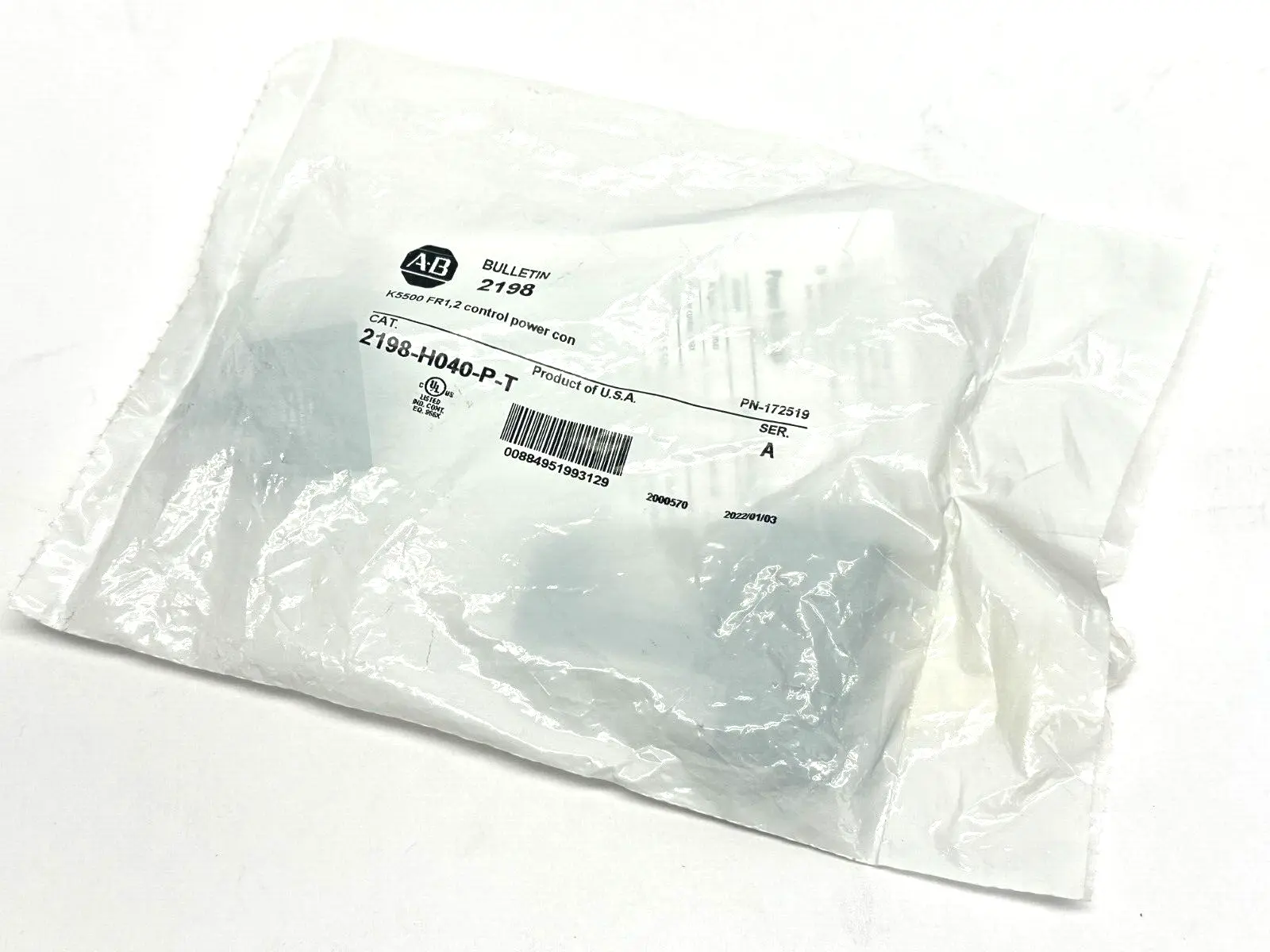 New | in-Stock Allen-Bradley 2198-H040-P-T Connector Accessories Michigan US | Maverick Industrial Sales #1396778