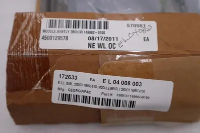 Bently Nevada 149986-100 3500/33 16 Channel Relay Module NEW UNIT STOCK G304A