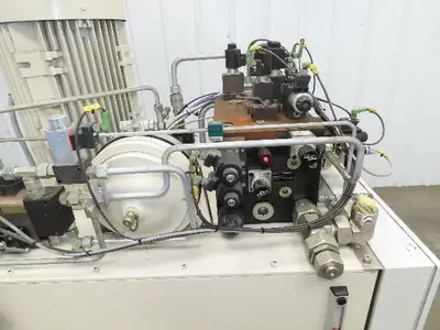 Voith IPC 5-50 101 2-Pump Hydraulic Power Unit 100 Gal 20 GPM 3000 PSI 40Hp 480V