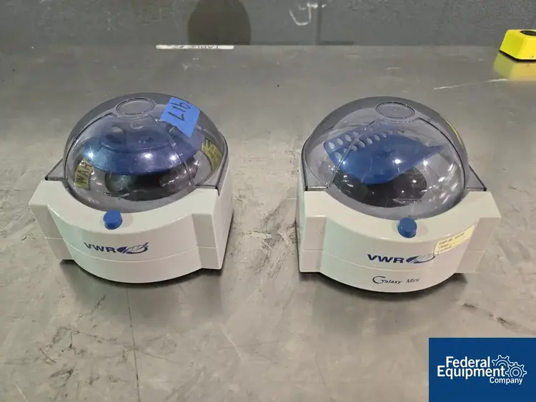 Used VWR (2) VWR Model C1413 Kinetic Energy 26 Joules Galaxy Mini Centrifuge Lab Centrifuges Ohio US | Federal Equipment Company #1080178