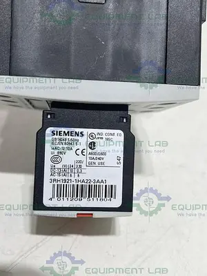 NEW SIEMENS 3RT1 034-1 QB44-3MA0 CONTACTOR W/3RH19211-1HA22-3AA1 MOTOR CONTROL