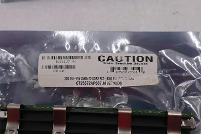 CRUCIAL PC2-5300 1GB DDR2 FULLY BUFFERED STOCK #K-1522A