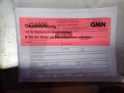 USED GMN TS 170X340