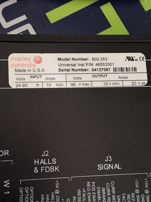 NEW COPLEY CONTROLS 800-353 / 46553301