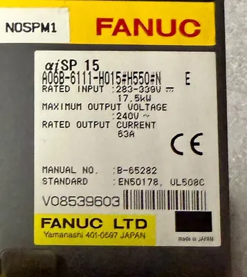 FANUC A06B-6111-H015#N Servo Drives | Great American Equipment Company (2)