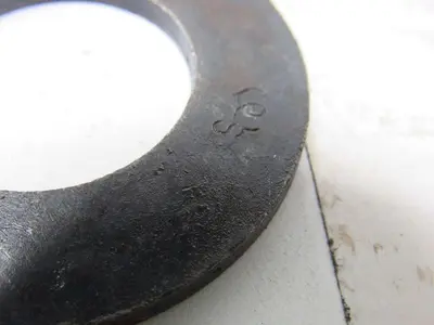 1-1/8" Black Oxide Structural Flat Washer Steel 0.144 Thick 2.250" OD Lot of 47