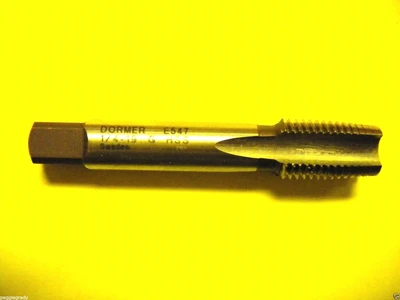 USED Dormer STRAIGHT FLUTES BSPF TAP HSS