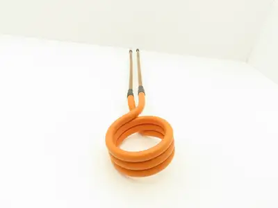 Thermatool Induction Coil High Freq 3"ID Triple Turn Tubes 16"