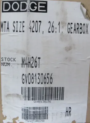 NEW DODGE MTA4207H26T GEAR REDUCER 25.57:1 M4H26T-GV1335C0117 MTA4207H