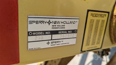 USED NEW HOLLAND ROLABAR 258