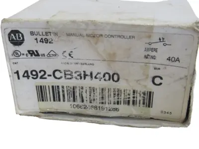 NEW ALLEN-BRADLEY 1492-CB3H400
