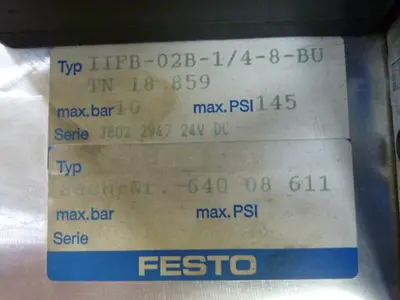 USED FESTO IFB8-02