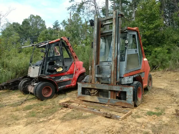 Used LINDE H60D & H60D-03 Internal Combustion Forklifts: Pneumatic Tire North Carolina US | Levan Equipment #1546317