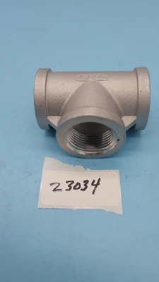 LOT OF 2 MB-304 1 7/8"" Tee,Stainless Steel Fitting 150-1 SP114
