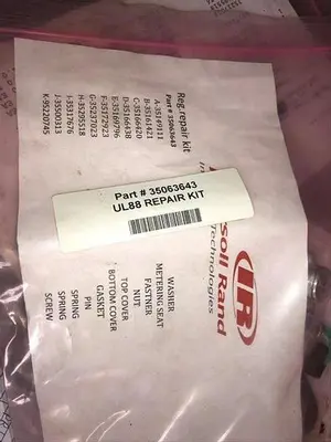 New | in-Stock INGERSOLL-RAND UL88 REPAIR KIT - 35063643 Air Compressor Parts Pennsylvania US | East West Machinery & Drilling #1415931