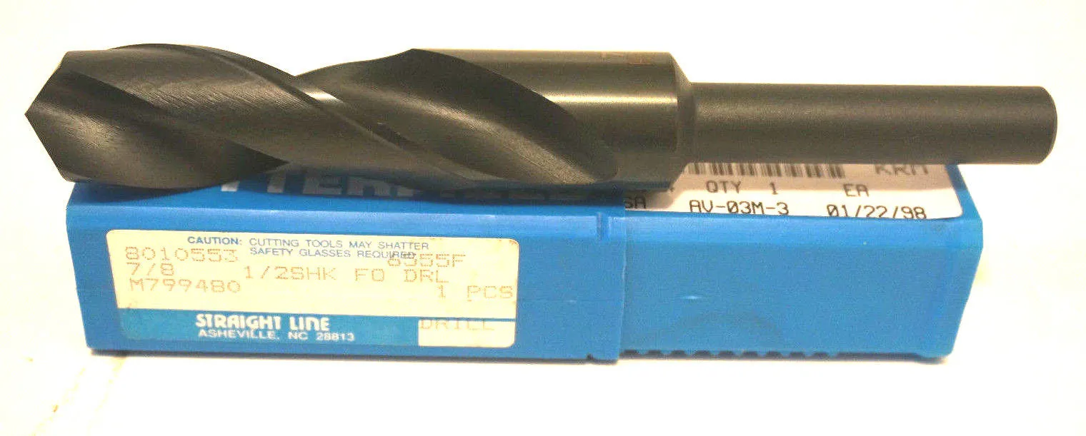 NEW UNION BUTTERFIELD 8010553 6555F 7/8'' SHANK DRILL