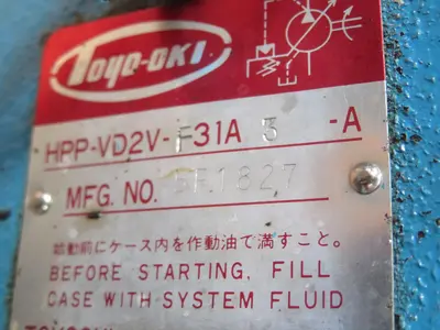 Used TOYO-OKI HPP-VD2V-F31A 3-A Hydraulic Pumps Texas US | Aucto #1308451