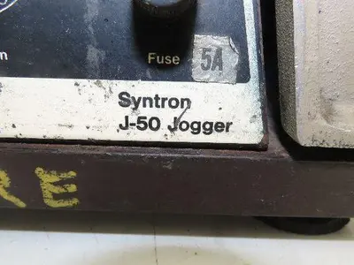 FMC Syntron J-50 Flat Deck Paper Jogger Table 17x22" Plastic Tray Variable Speed