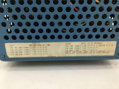 USED SOLA ELECTRIC 63-23-215-8/C8
