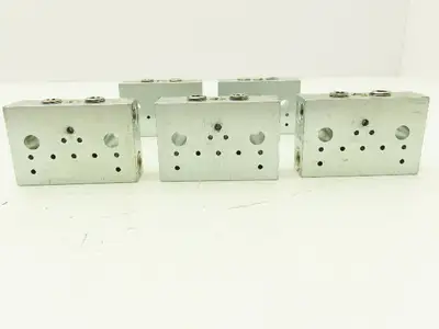 DropsA SX1-15 Modular Lubricator Divider Valve Block 1/8" BSP Lot of 5