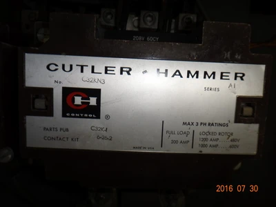 Cutler Hammer Size 4 Reduced Voltage Starter