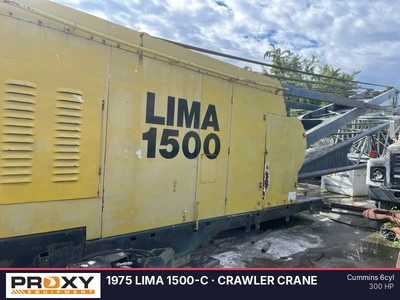 Used 1975 LIMA 1500-C Crawler Cranes Florida US | Proxy Equipment #1377816