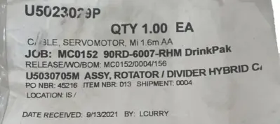 NEW REXROTH RKH0610 HYBRID CABLE RKH0011/001-6 R911403595