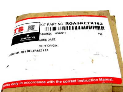 NEW EMERSON RGASKETX162 GASKET KIT