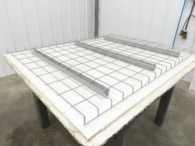 New Pallet Rack Wire Deck 36x46" Waterfall 3 Step Channel Racking 2500lb Mesh