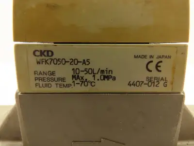 CKD Fluerex WFK7050-20-A5 Karman Vortex Flow Meter Sensor 10-50L/min Rc 3/4"