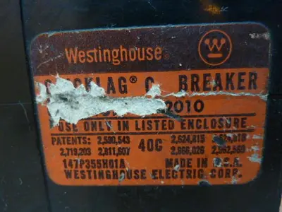 USED WESTINGHOUSE QC2010