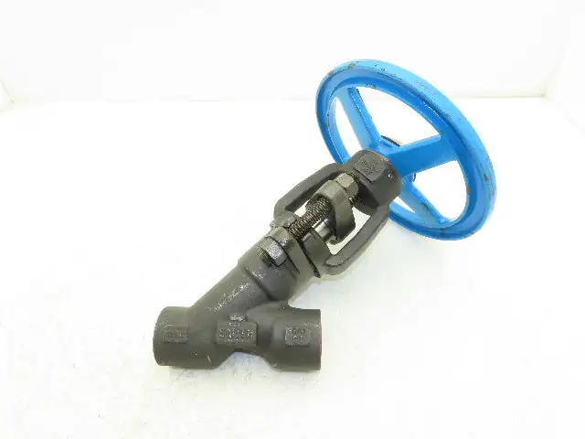 Smith Y162 Y Pattern Globe Valve 1" Socket Weld Rising Stem Class 1690
