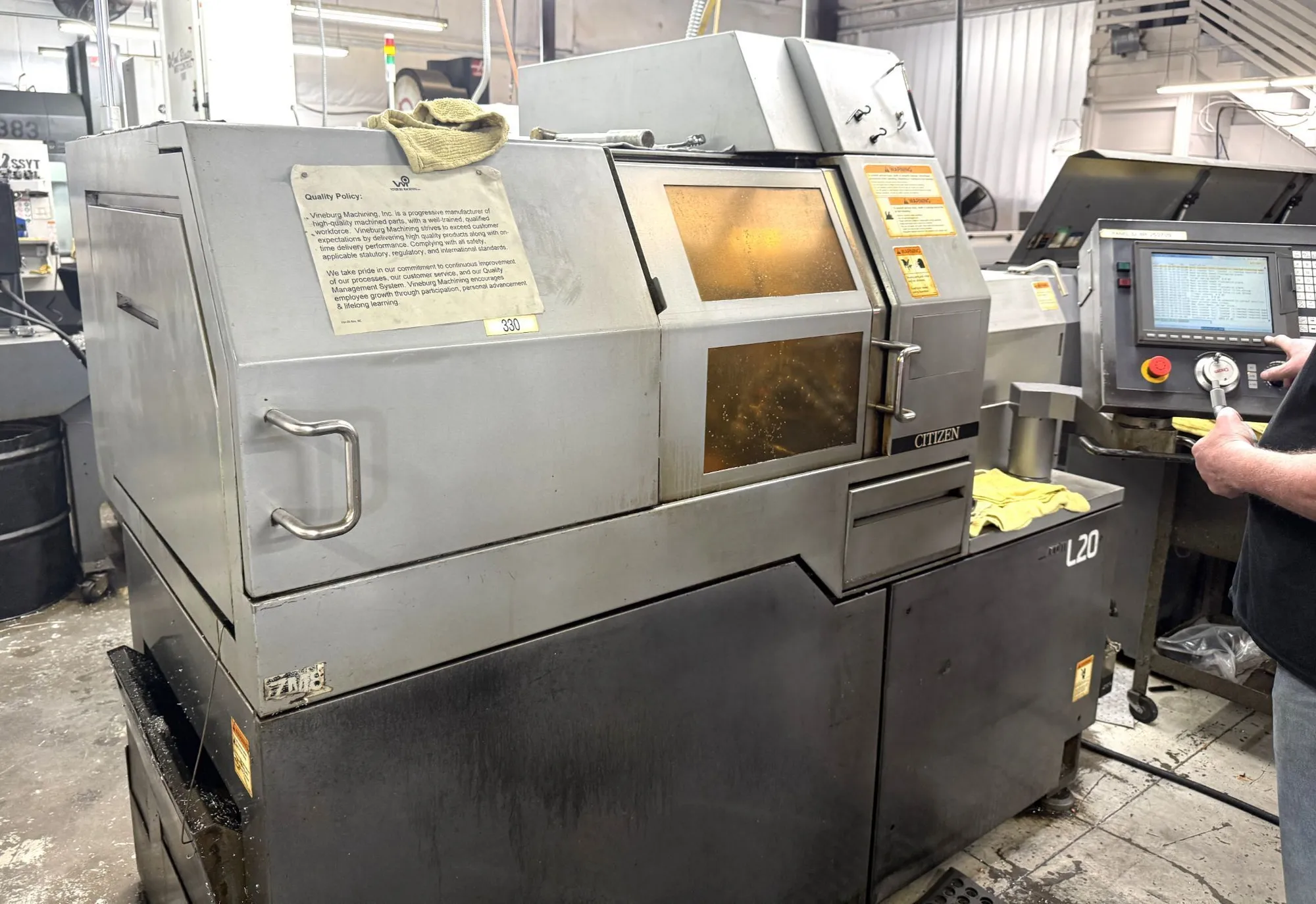 CITIZEN L20-VIII CNC SWISS TYPE TURNING CENTER