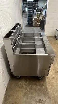 Used Pitco Pitco® Solstice Supreme SSH55 Natural Gas Floor Fryer 120-150 lb - RL Cookers / Coolers / Fryers Illinois US | Falcon Restaurant Supply #1373542