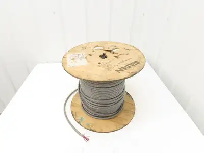 Belden 9554 Multi Wire Spool 18AWG Shielded 4 Pair Conductor 290' Gray Cable