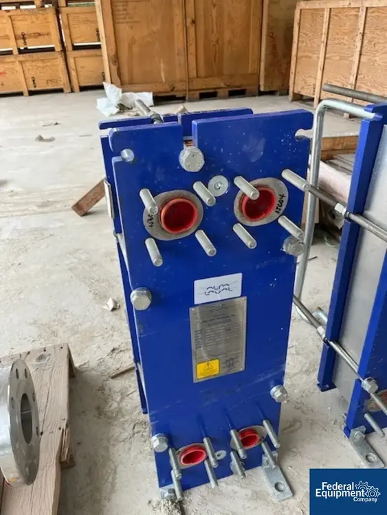 New | in-Stock Alfa Laval 84 Sq Ft Alfa Laval Plate Heat Exchanger, S/S, 150# Heat Exchangers Texas US | Federal Equipment Company #1337730