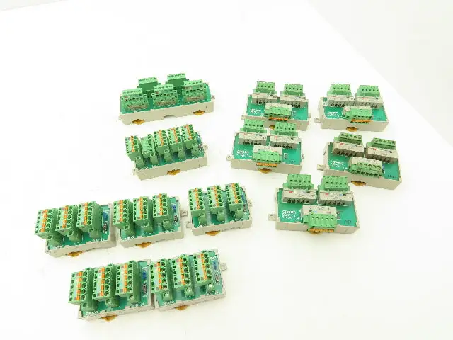 Omron DCN1-4 | DCN 1-1 | DCN1-1N Tap DIN Mountable Terminal Mixed Lot of 12