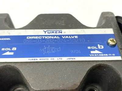 USED YUKEN SOLENOID DIRECTIONAL VALVE