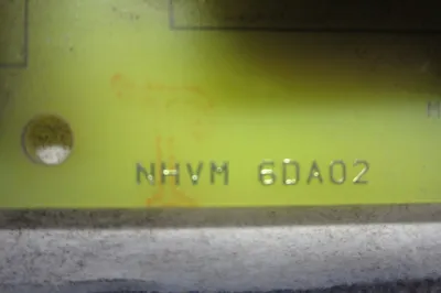 USED GENERAL ELECTRIC NHVM-6DA02 PC BOARD NHVM6DA02