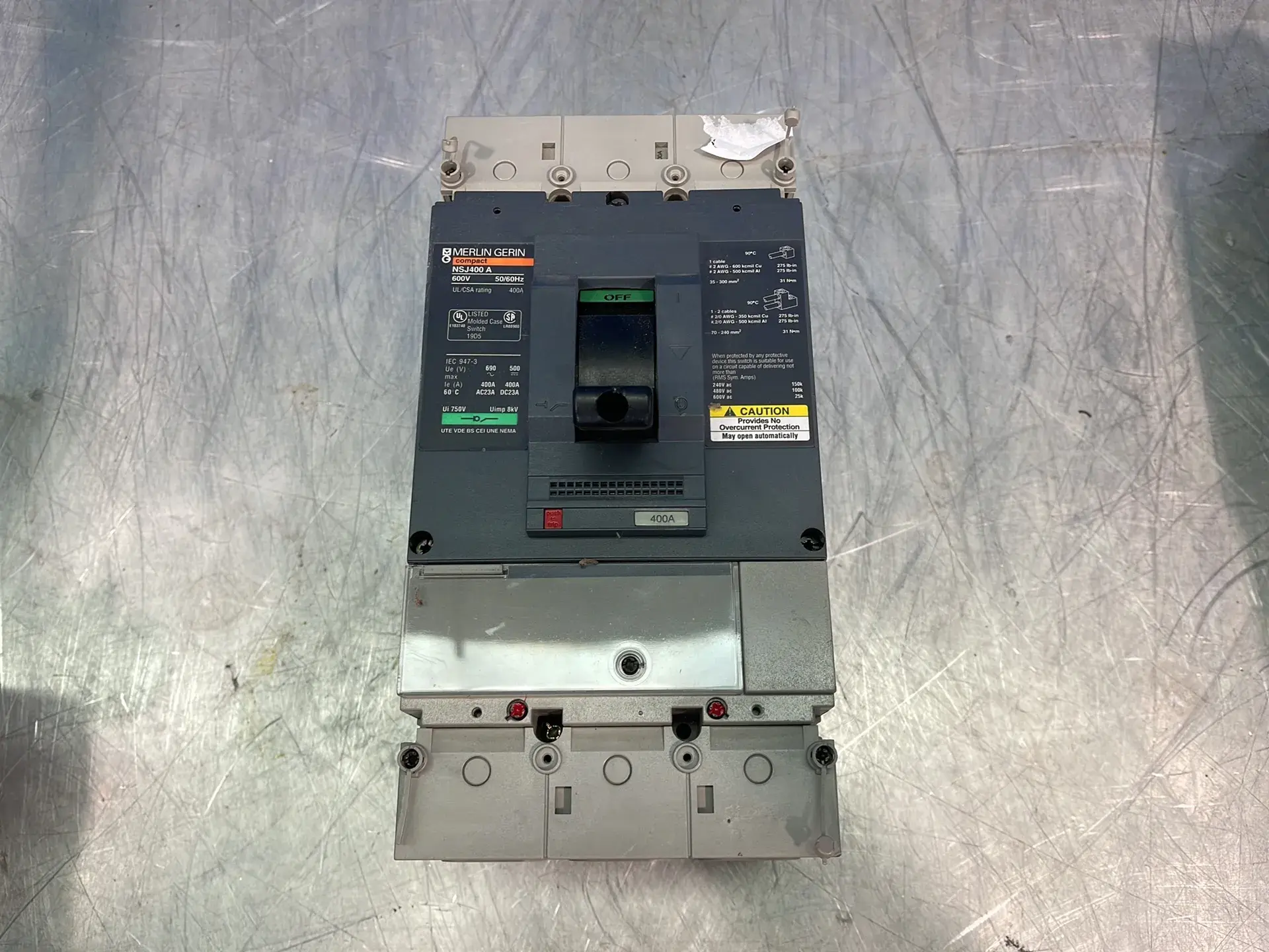 Used MERLIN GERIN NSJ400 A Circuit Breakers Ohio US | HGR 24 #1175475