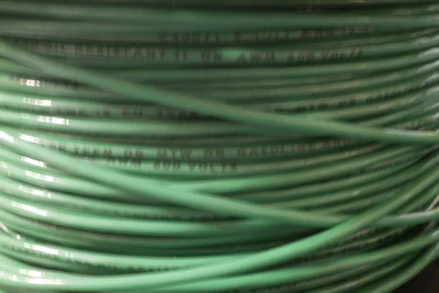 NEW FIXTURE WIRE 18 GREEN STRANDED COPPER 600 V