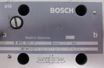 NEW BOSCH 0-810-001-812 VALVE 081WV10P1V1041WS110/50-115-6000 0810001812