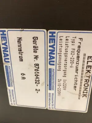 USED HEYNAU FU2-220-6