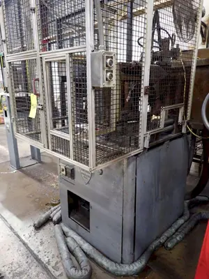 16" GUILD MODEL #ZIPMASTER COIL END WELDER WITH MILLER WELDER: YOBRO #24316