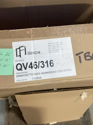 Ilinox QV46/316 Stainless Rail Component Cabinet -NIB