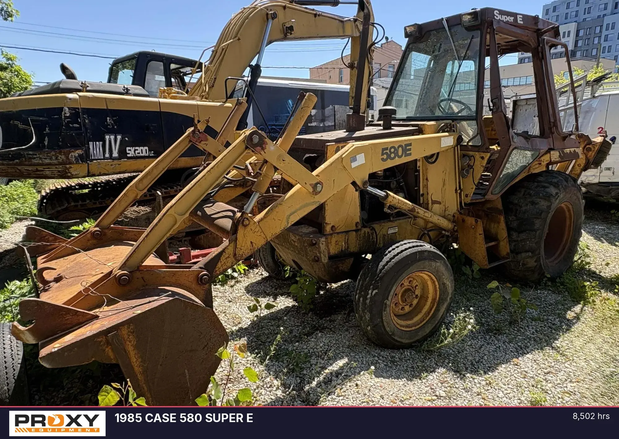 Used 1985 CASE 580 SUPER E Backhoe Loaders New York US | Proxy Equipment #1388825