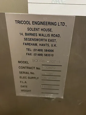 TRICOOL 1X2398-207-4 PORTABLE LABORATORY CHILLER